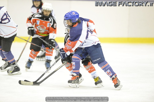 2015-02-15 Hockey Milano Rossoblu U12-Valpellice 0488 Leonardo Vergani